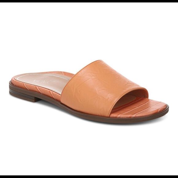 Vionic Demi‎ heeled slide sandal in melon, size 6 - Picture 1 of 10